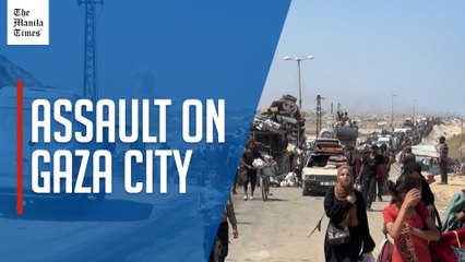Palestinians flee Israeli assault on Gaza City