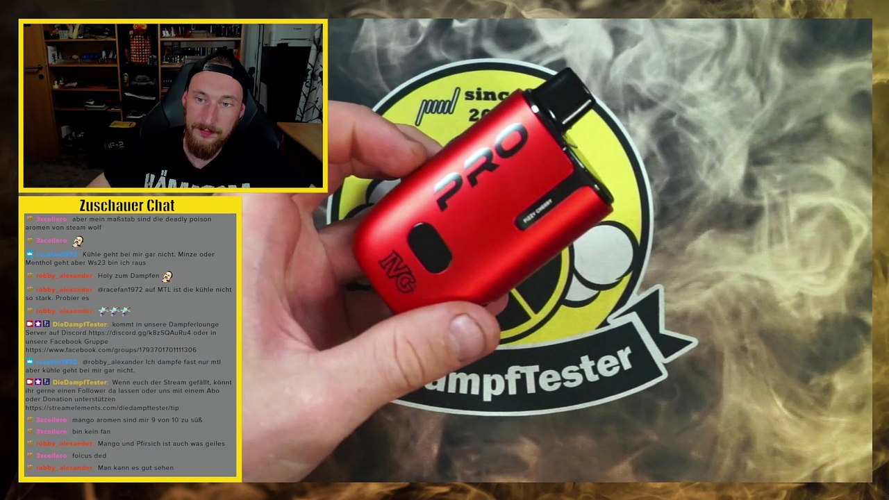 IVG PRO 12 Fizzy Cherry Review und Geschmackstest