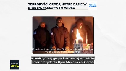 Terroryści grożą katedrze Notre Dame. Wideo jest jednak stare i fałszywe