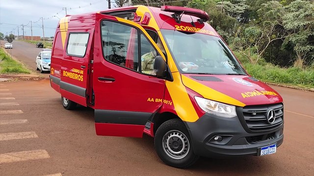 Vítimas sofrem fraturas após colisão entre motos na Região Norte de Cascavel