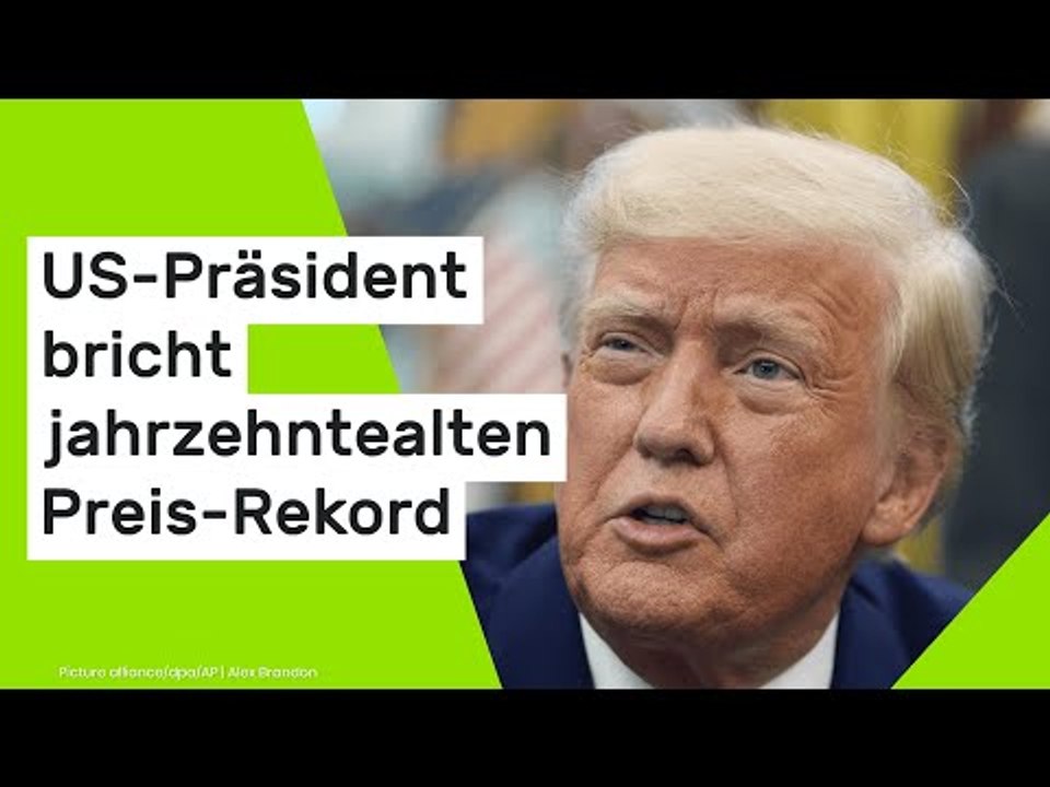 Wutschnaubender US-Präsident bricht jahrzehntealten Preis-Rekord