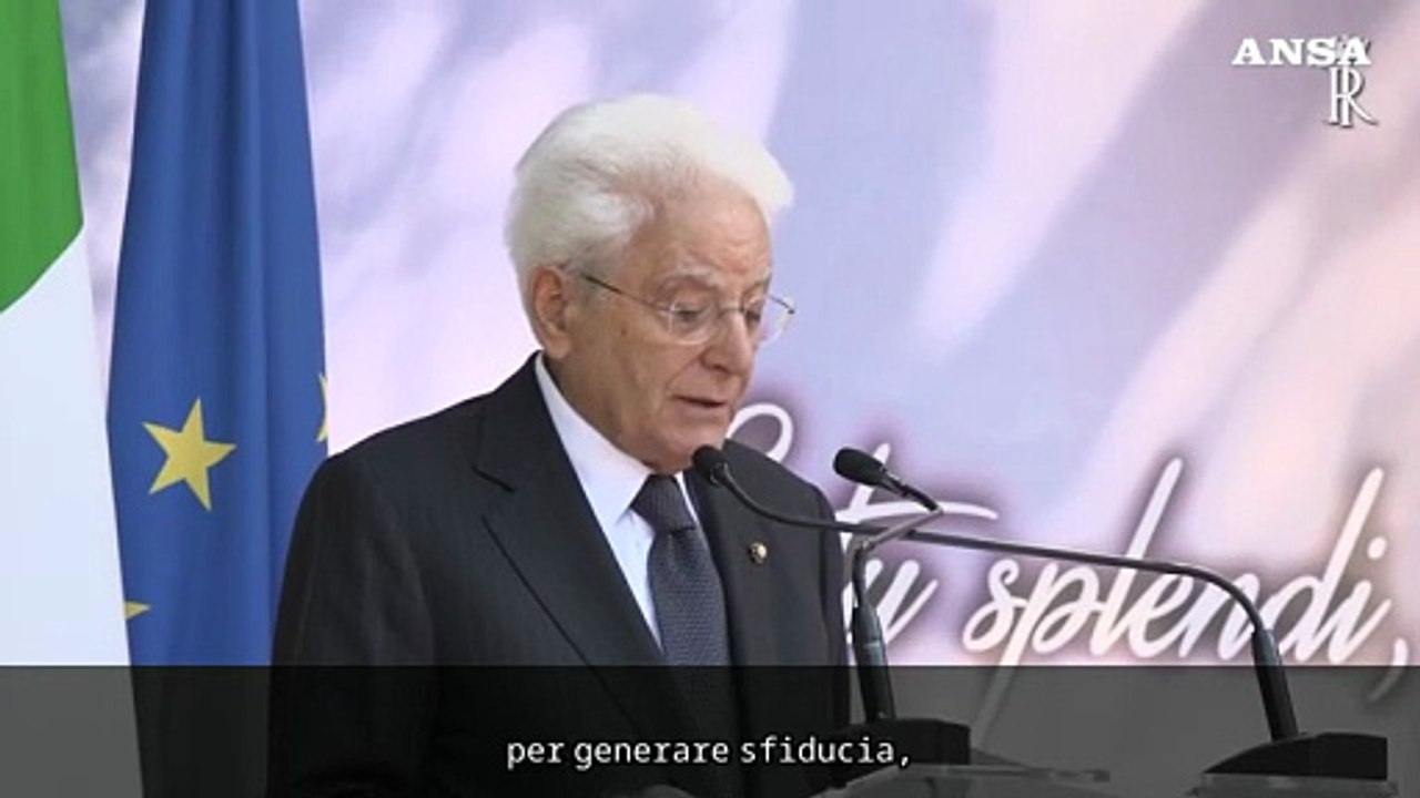 Mattarella: "Il diverso da se' visto come nemico da annientare"