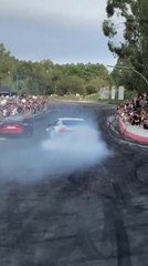 Car Crashes Into Audience Barricade Right After Race Starts