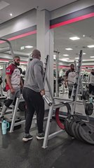 Man Loses Grip While Lifting Heavy Barbell