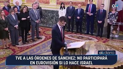 TVE a las órdenes de Sánchez: no participará en Eurovisión si lo hace Israel