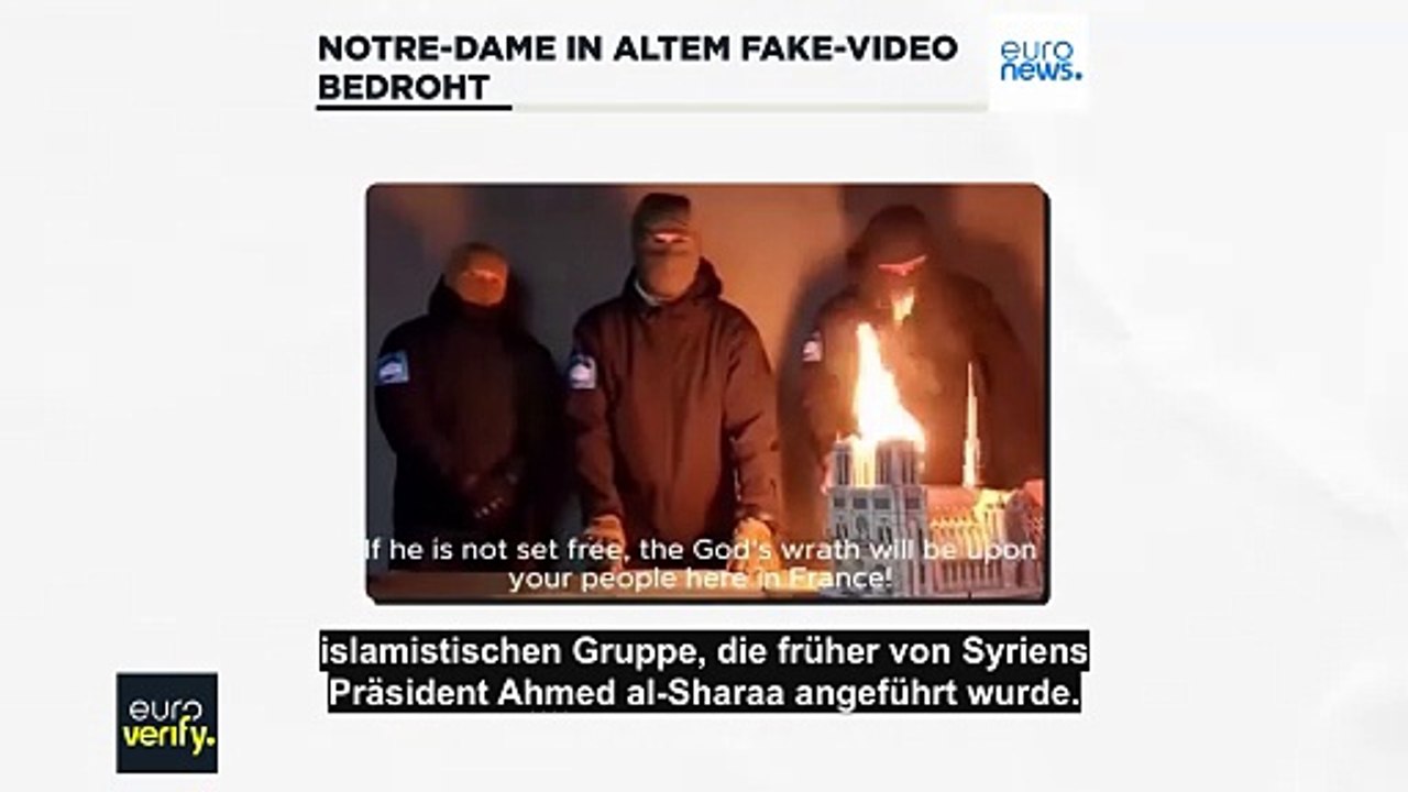 Altes Video über angeblichen Terroranschlag auf Notre-Dame sorgt erneut für Aufregung