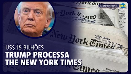Trump anuncia processo de US$ 15 bilhões contra o The New York Times