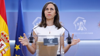 Ione Belarra en rueda de prensa: "Yo de política no sé mucho, pero suena raro"