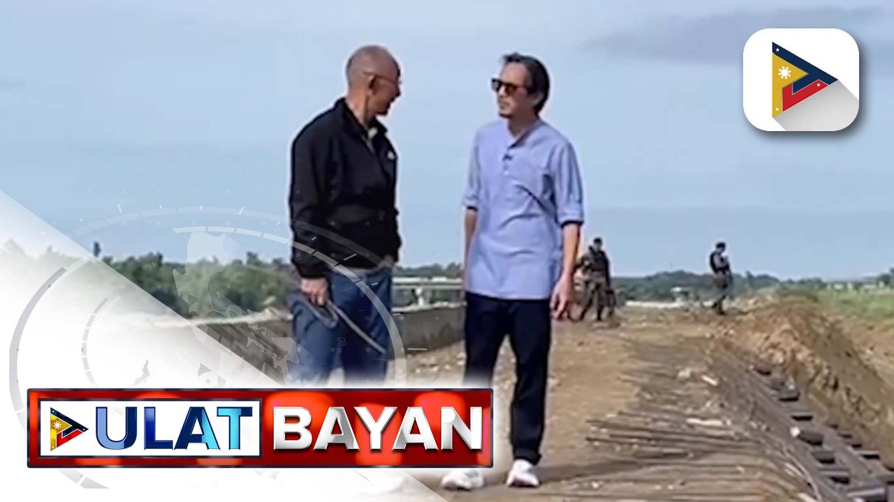 Substandard na dike, nakita nina DPWH Sec. Dizon at ICI Special Adviser Magalong sa kanilang inspeksyon sa La Union | ulat ni Janice Denis