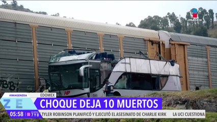 Revelan posible causa del accidente en Atlacomulco, Estado de México