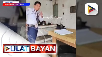 PNP-SOSIA, iniimbestigahan ang viral video ng isang security guard | ulat ni Ryan Lesigues