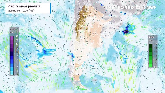 Se afianza el pronóstico en el centro de Argentina: tormentas y descenso de temperatura a partir del 19 de septiembre