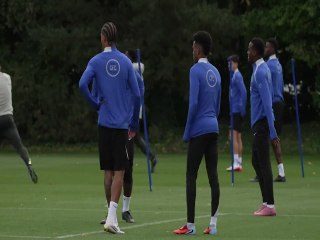 Chelsea training ahead of Bayern Munich Champions League trip