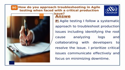 Top 10 Agile Tester Interview Questions and Answers for Software Testing and QA Careers | Part 9