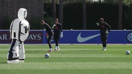 Inter Milan train ahead of champions league trip to Ajax