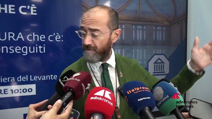 Patruno (Reg. Puglia): “Connubio turismo-cultura è il 20% del PIL pugliese”