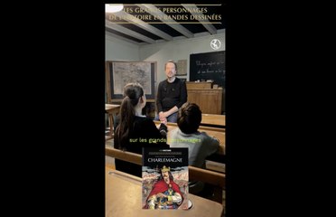Les grands personnages de l'Histoire en bandes dessinés: Charlemagne a-t-il vraiment inventé l'école ?