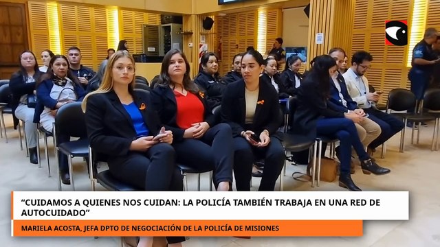 Cuidamos a quienes nos cuidan la policía también trabaja en una red de autocuidado