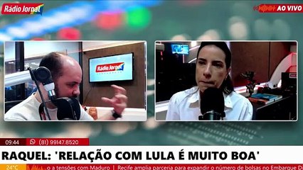 Raquel Lyra diz manter boa relação com Lula e destaca diálogo com governo federal