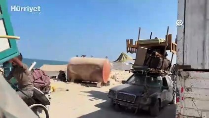 İsrail’in Gazze’nin kuzeyine yönelik saldırıları sürerken Filistinliler güneye göç etmeye devam ediyor