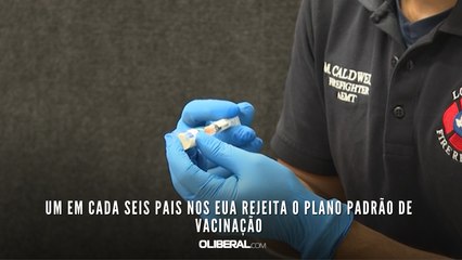 Um em cada seis pais nos EUA rejeita o plano padrão de vacinação