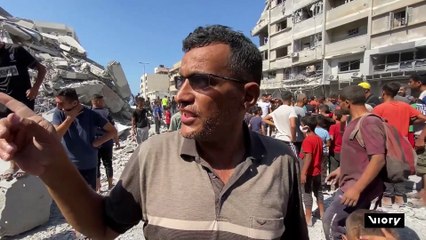 'Um símbolo da própria Gaza' - Israel destrói a torre Al-Ghafri, o edifício mais alto da Cidade de Gaza, após alerta de evacuação