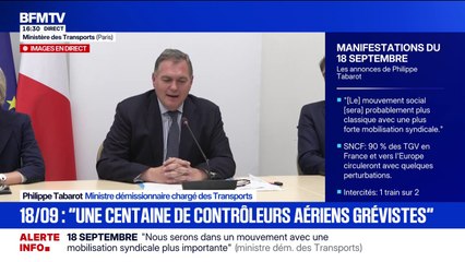 Mouvement social du 18 septembre: Philippe Tabarot annonce un trafic sur le réseau RATP "beaucoup plus perturbé", que pour le 10 septembre