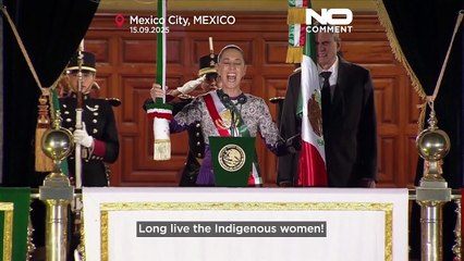 Claudia Sheinbaum protagoniza su primer grito de Independencia como presidenta