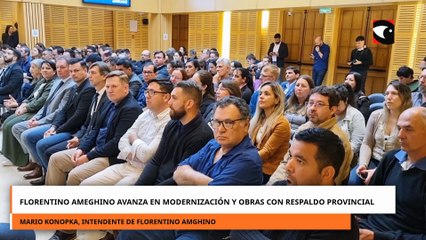 Florentino Ameghino avanza en modernización y obras con respaldo de la provincia