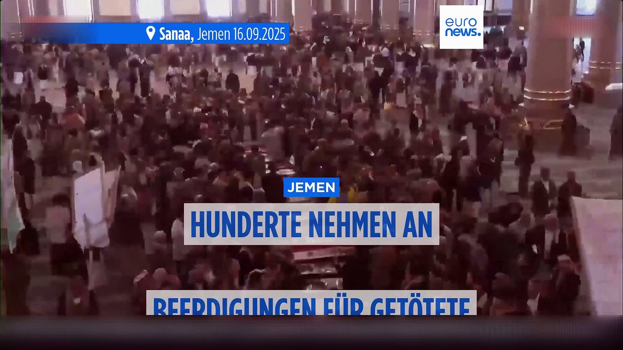 Hunderte Menschen bei Beerdigungen von getöteten Journalisten in Sanaa