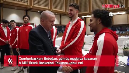 Cumhurbaşkanı Erdoğan 12 Dev Adam'ı kabul etti