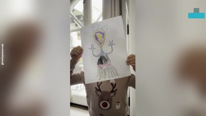 Lad Calls His Very Own Alien That He Drew an Unexpected Name