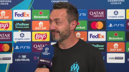 Ligue des Champions : Les mots forts de Roberto de Zerbi avant Real - OM