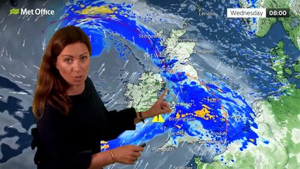 Met Office Tuesday Evening Weather Forecast 16/09/2025