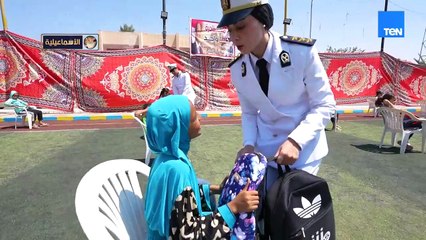 توجيه مأموريات إلى المناطق الأولى بالرعاية بجميع المحافظات لتوزيع المستلزمات المدرسية على الطلاب