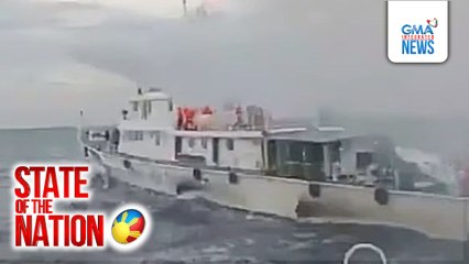 BFAR personnel, sugatan nang harangin at i-water cannon ng China Coast Guard ang BRP Datu Gumbay Piang | SONA