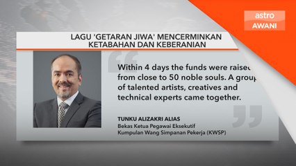 Lagu 'Getaran Jiwa' mencerminkan ketabahan dan keberanian