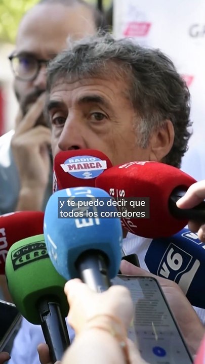 Perico Delgado afirma que el ciclismo está contra el genocidio de Gaza pero critica que paguen los deportistas.