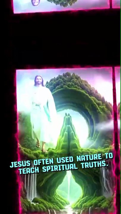 "Jesus' Teachings Through Nature 🌿 | Powerful Words from the Bible"