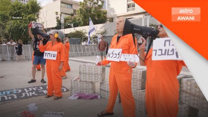 Warga Israel protes di luar mahkamah, gesa netanyahu undur