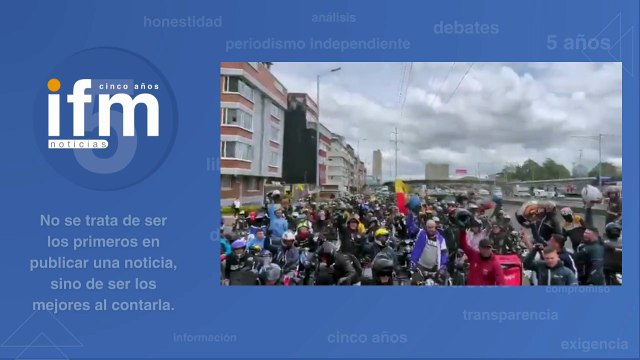 Avanzan movilizaciones de sectores de transporte en Bogotá