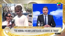 Daniela Celis reveló qué le dijo a Thiago Medina la única vez que lo vio en terapia intensiva