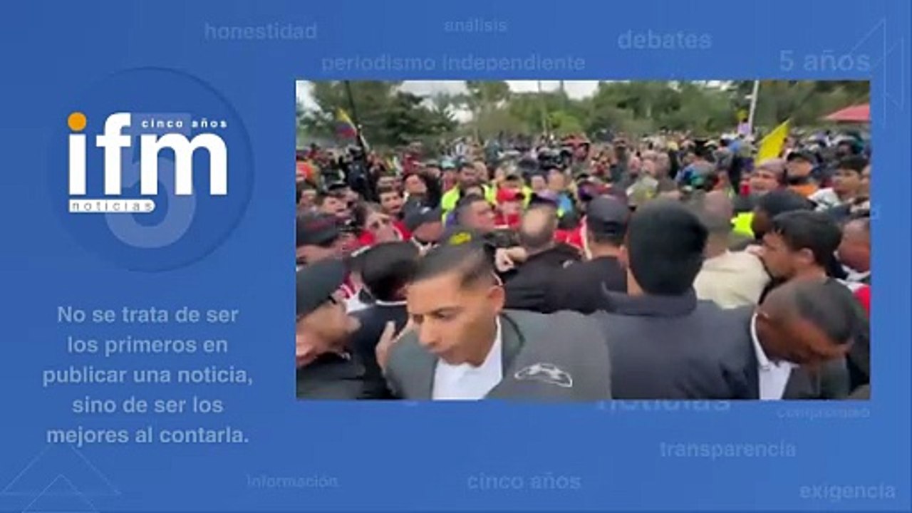 Disturbios en Biblioteca Virgilio Barco por presencia del precandidato presidencial Santiago Botero