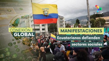 Protestas en rechazo a las acciones del pdte. Noboa