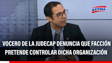 Vocero de la Judecap denuncia que facción pretende controlar dicha organización