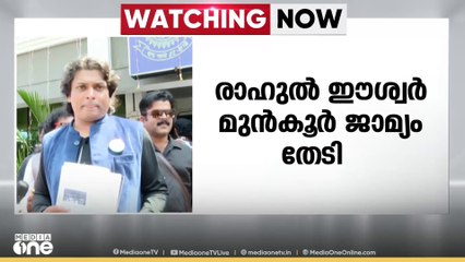 നടിക്കെതിരെ അധിക്ഷേപ പരാമർശമെന്ന പരാതി: മുൻകൂർ ജാമ്യം തേടി രാഹുൽ ഈശ്വർ