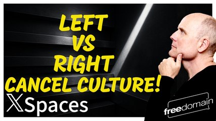 Charlie Kirk: Left vs Right CANCEL CULTURE! Twitter/X Space