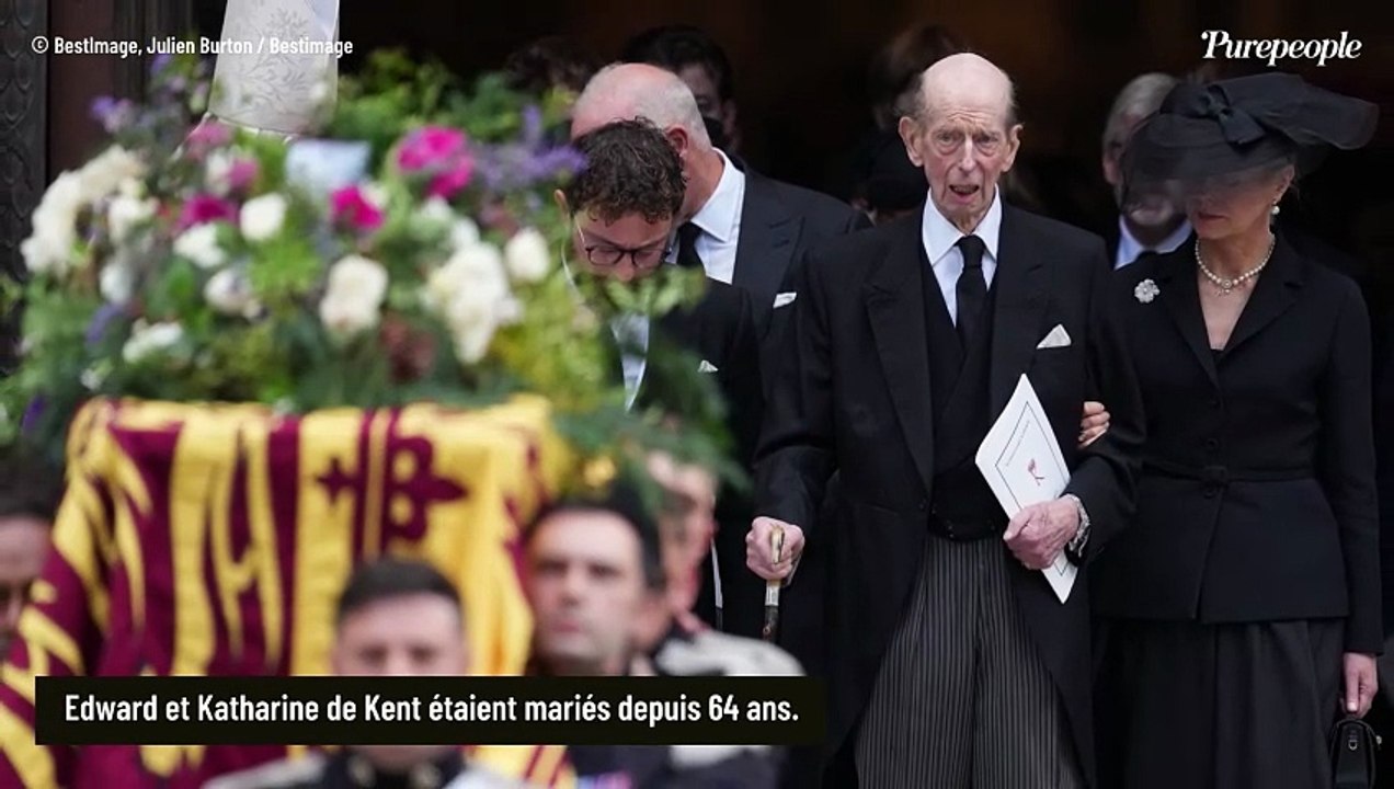 64 ans qu'ils étaient mariés : le duc de Kent épaulé par la famille royale britannique pour le dernier voyage de son épouse
