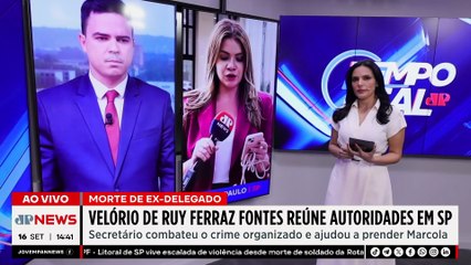 Tarcísio convoca reunião de urgência após assassinato de ex-delegado-geral de SP | TEMPO REAL