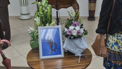 Dan el último adiós al teniente Delvis González, hallado sin vida en La Chorrera